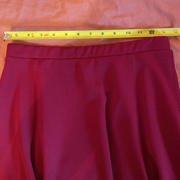 Silence&Noise Urban Outfitters fall M red mini skirt/skater skirt/cottagecore - Picture 6 of 7